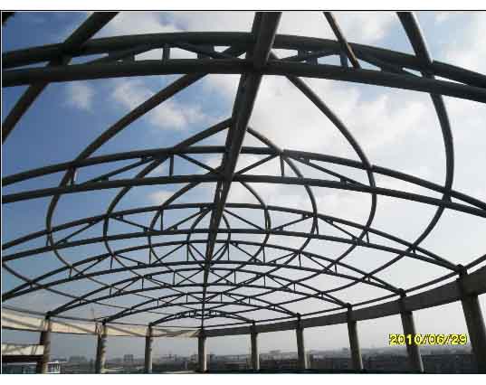 兖州中煤朔州宾馆管桁架工程