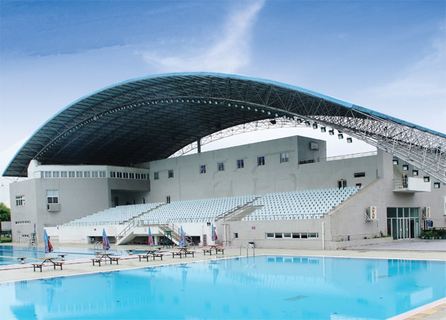 兖州游泳馆网架